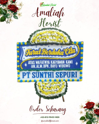 Papan Bunga Duka di Bukitmerapin