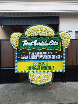 Papan Bunga Duka di Bukitmerapin