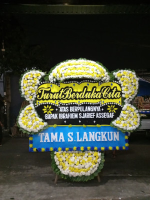 Papan Bunga Duka di Bukitmerapin