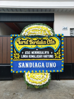 Papan Bunga Duka di Bukitmerapin